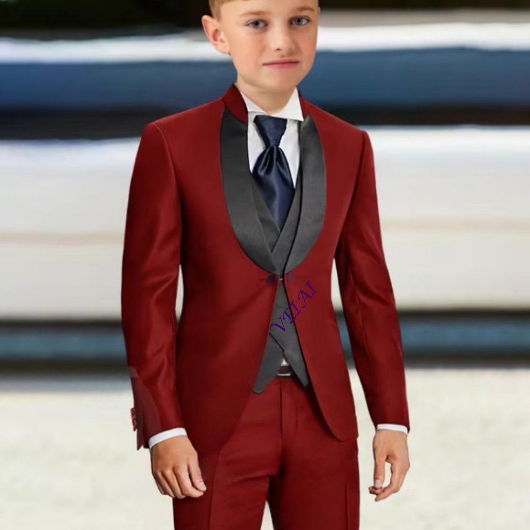 Mens Formal - Traje de 3 piezas para niño