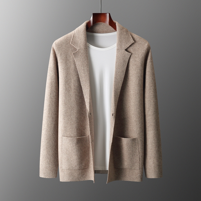 Wool Suit Jacket - 100% de lana merina para hombre,