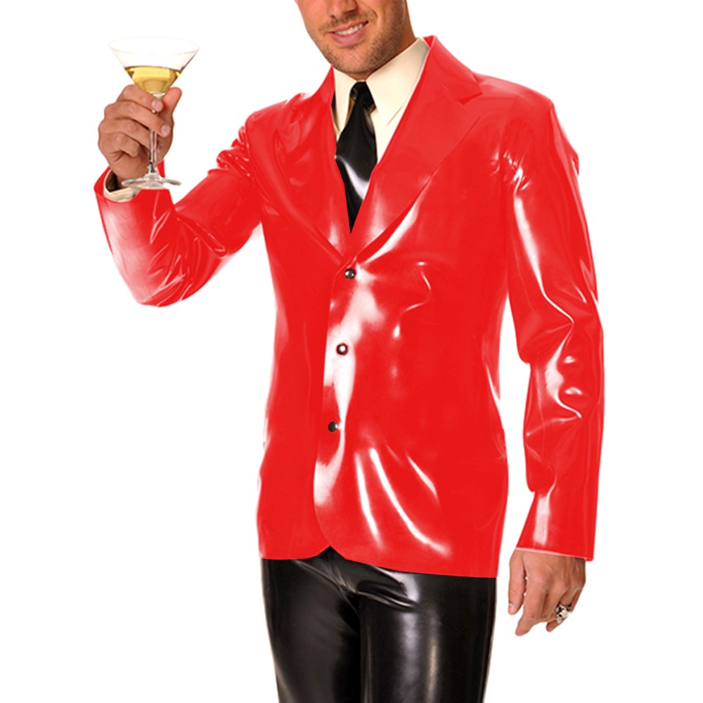 Men Formal Wear Look - Abrigo con cuello de solapa de