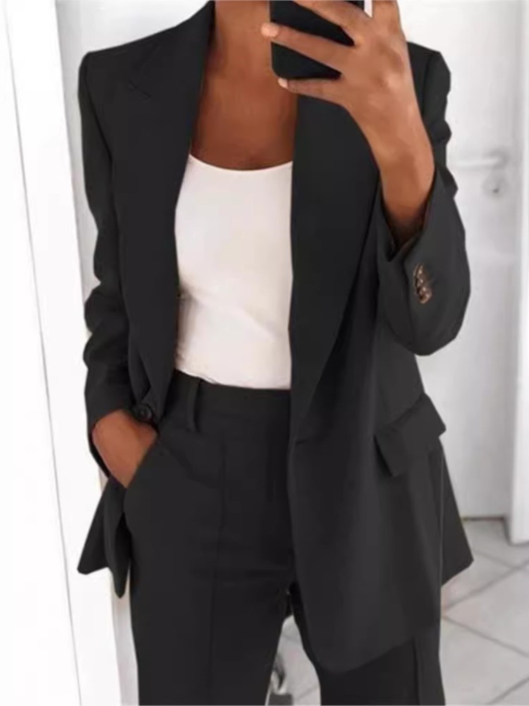 Wool Suit Jacket - Otoño de las mujeres nueva moda