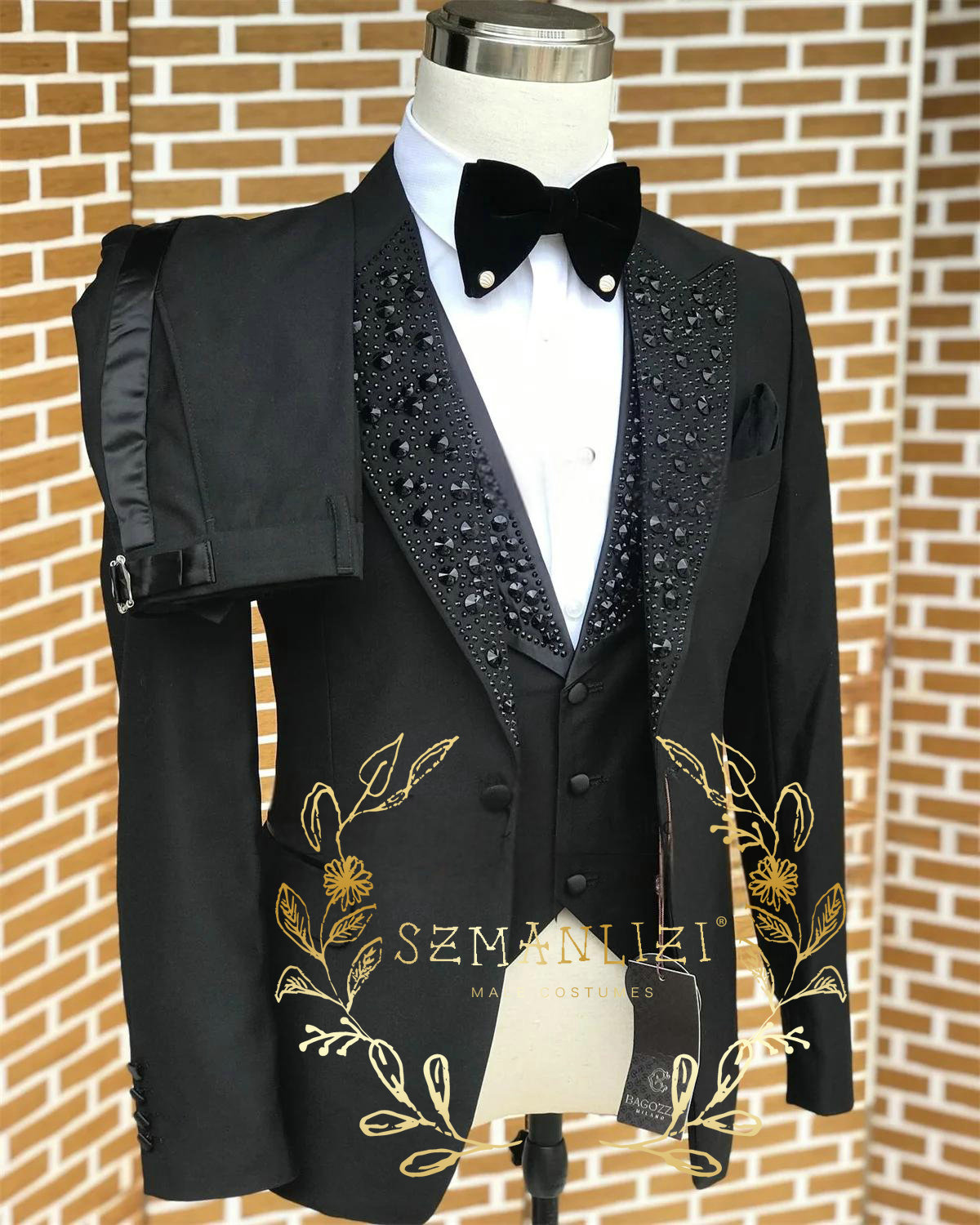 Formal Wear For Men Black Suit - Trajes negros para hombre, esmoquin de