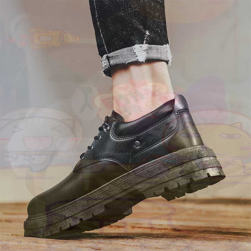 Formal Upper Wear For Men Winter - Zapatillas deportivas de cuero Natural oscuro