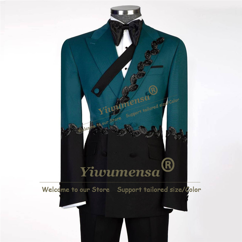 Formal Wear For Men Black Suit - Trajes de diseño exclusivo para hombre,
