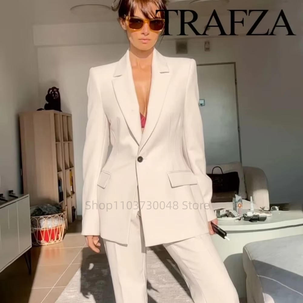 Wool Suit Jacket - Traje de Blazer y Pantalón para