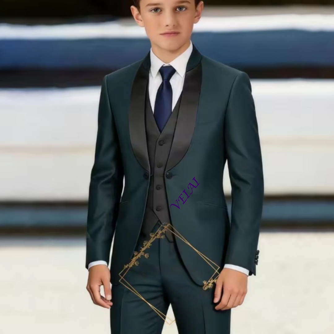 Traje de 3 piezas para niño (c - Mens Formal reseña y precio