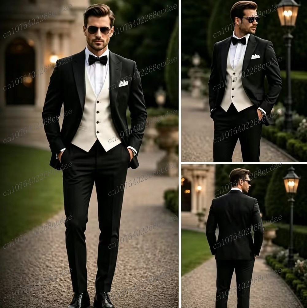 Traje formal blanco y negro pa - Formal Wear For Men Black Suit reseña y precio
