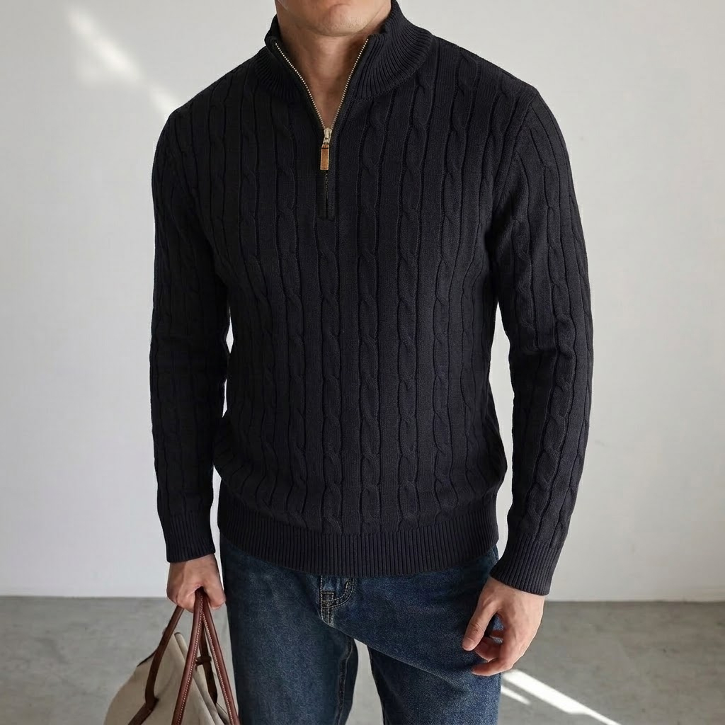 Nuevo Suéter de Punto Trenzado - Wool Suit Jacket reseña y precio
