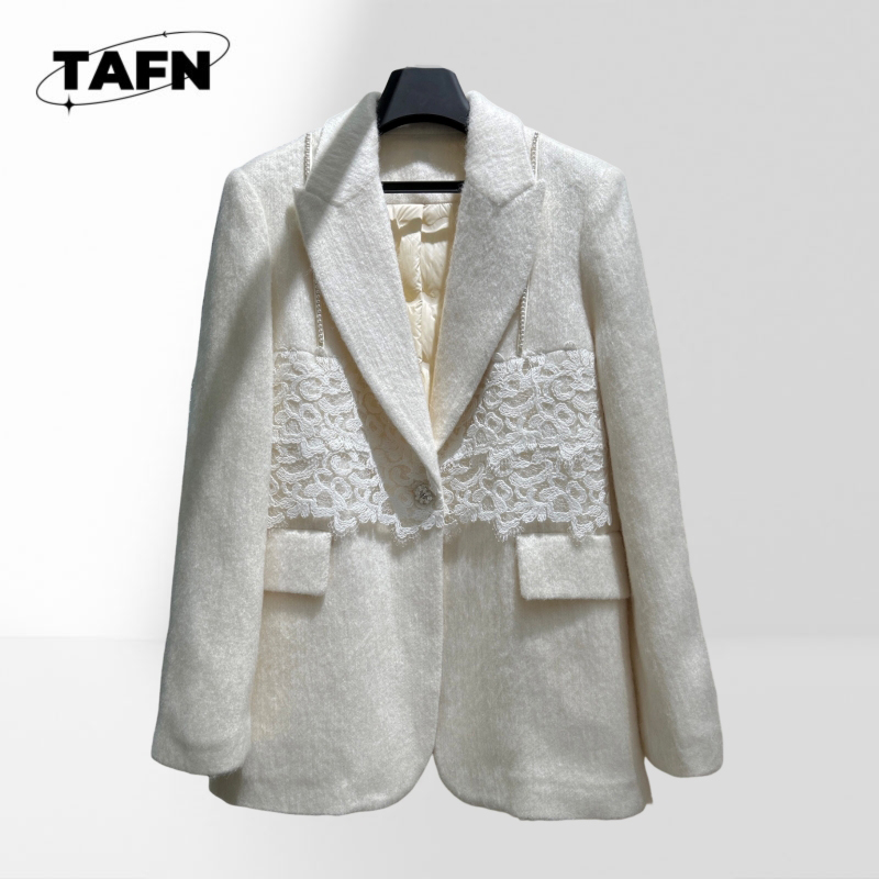 Blazer Clásico a Cuadros para  - Wool Suit Jacket reseña y precio