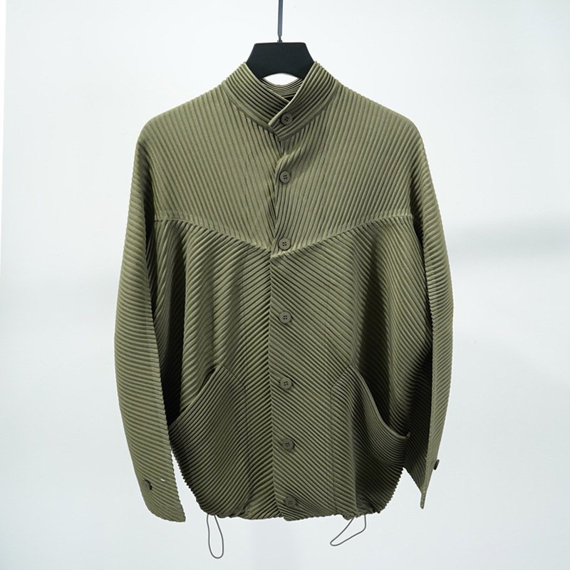 Miyake-traje informal plisado  - Wool Suit Jacket reseña y precio
