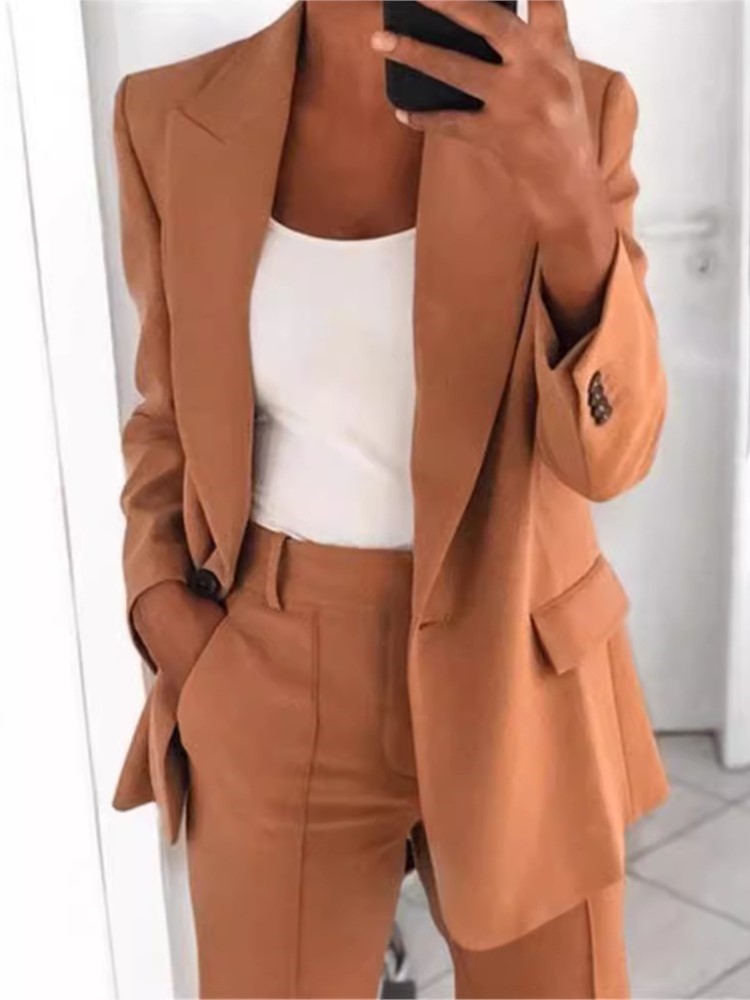 Otoño de las mujeres nueva mod - Wool Suit Jacket reseña y precio