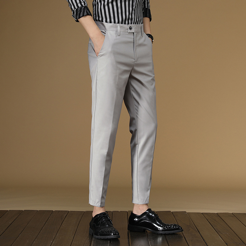 Pantalones de traje de verano  - Formal Wear For Men Black Suit reseña y precio