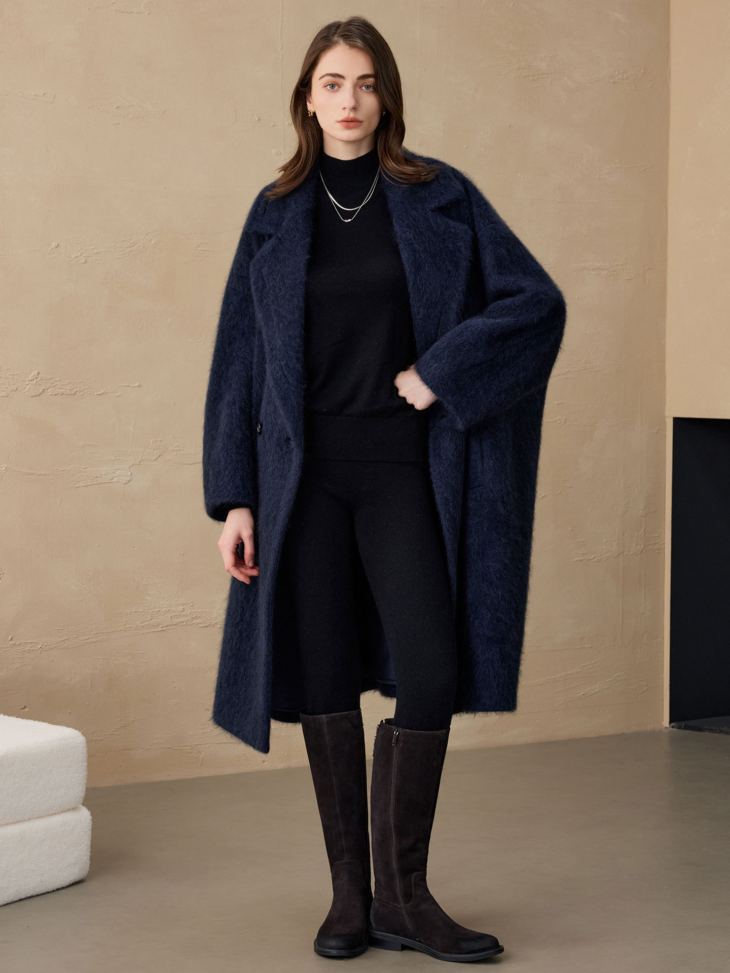 Blazer de Mujer Allingentle, C - Wool Suit Jacket reseña y precio