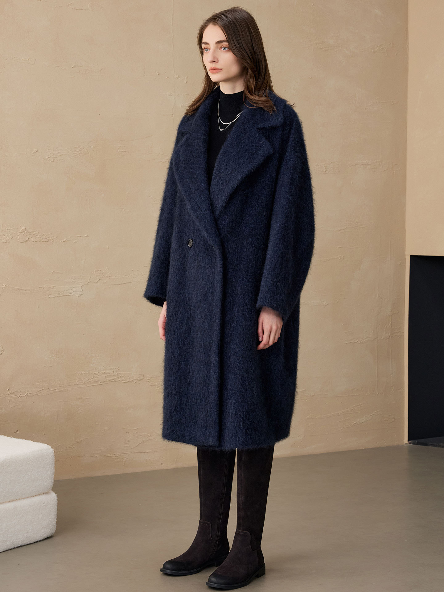 Blazer de Mujer Allingentle, C - Wool Suit Jacket reseña y precio