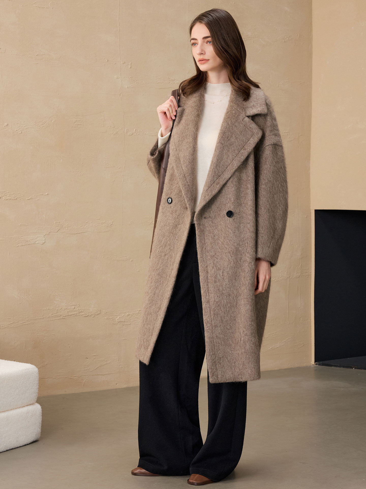Blazer de Mujer Allingentle, C - Wool Suit Jacket reseña y precio