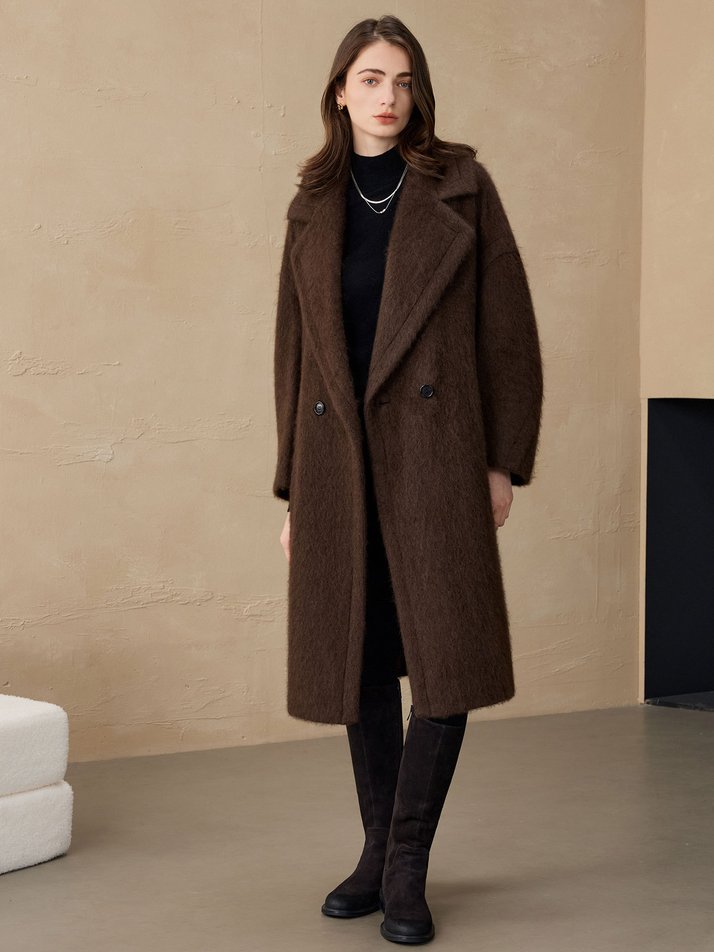 Blazer de Mujer Allingentle, C - Wool Suit Jacket reseña y precio