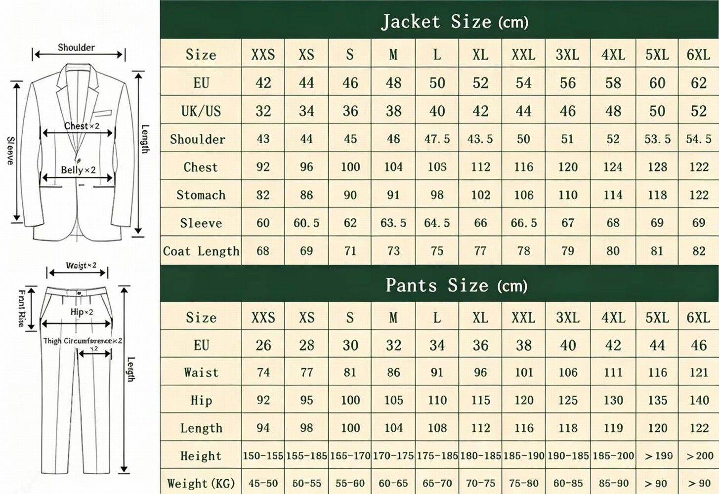 Traje formal de hombre en colo - Mens Formal reseña y precio