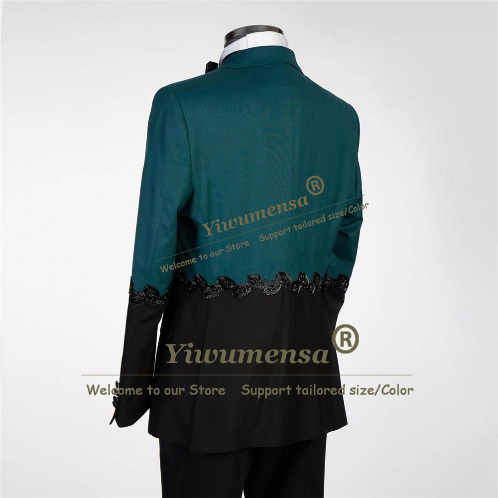 Trajes de diseño exclusivo par - Formal Wear For Men Black Suit reseña y precio