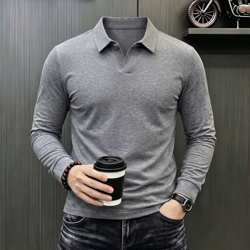 Camiseta de Manga Larga Casual - Mens Formal reseña y precio